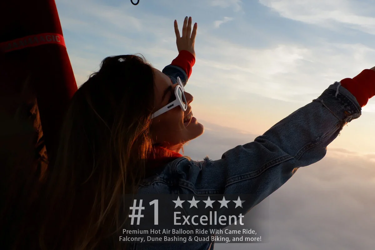 Premium Hot Air Balloon Ride With Dune Bashing & Quad Biking