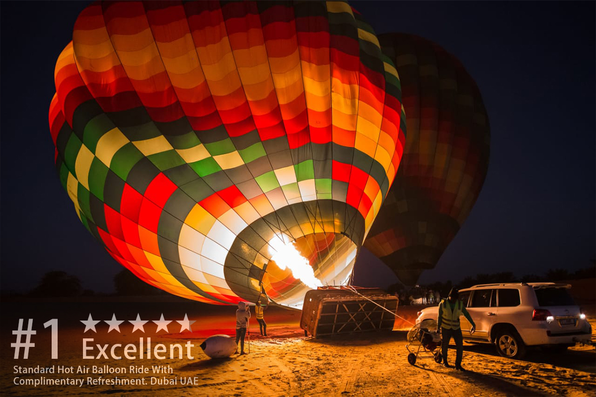 Hot Air Balloon Ride With Complimentary Refreshment